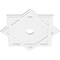 Ekena Millwork Axel Architectural Grade PVC Contemporary Ceiling Medallion, 24"OD x 3"ID x 13 1/4"C x 1"P CMP24AL-03000 - alternate 4